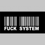 Fuck System  čierne pánske tielko 100%bavlna Fruit of The Loom
